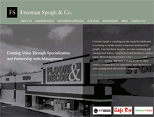 Tablet Screenshot of freemanspogli.com